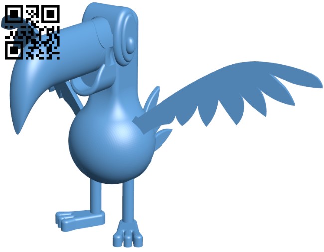 Rainbow Toucan H010980 file stl free download 3D Model for CNC and 3d printer