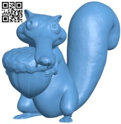Scrat – Ice age H011039 file stl free download 3D Model for CNC and 3d printer