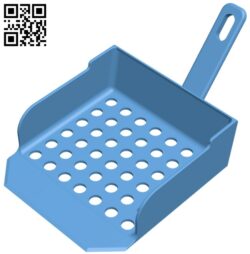 Shovel for cat’s sandbox H011171 file stl free download 3D Model for CNC and 3d printer