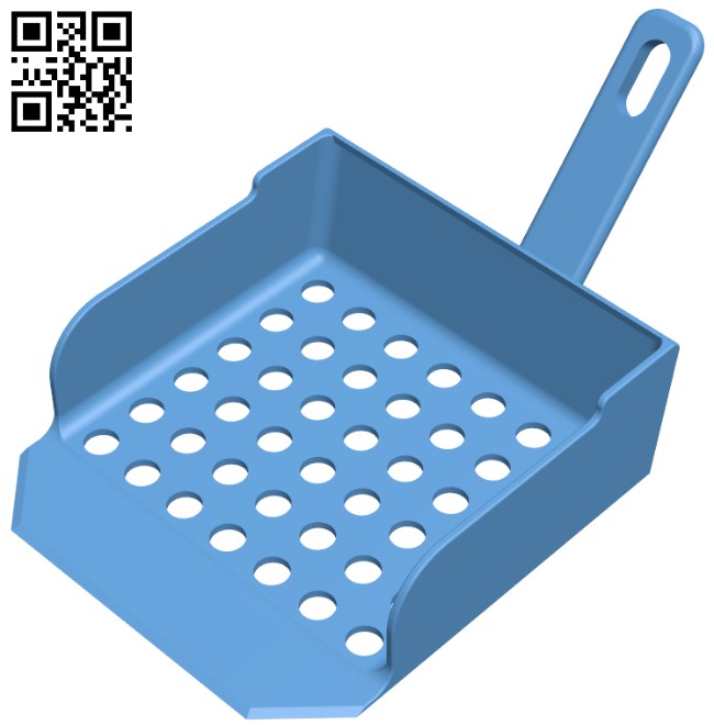 Shovel for cat's sandbox H011171 file stl free download 3D Model for CNC and 3d printer