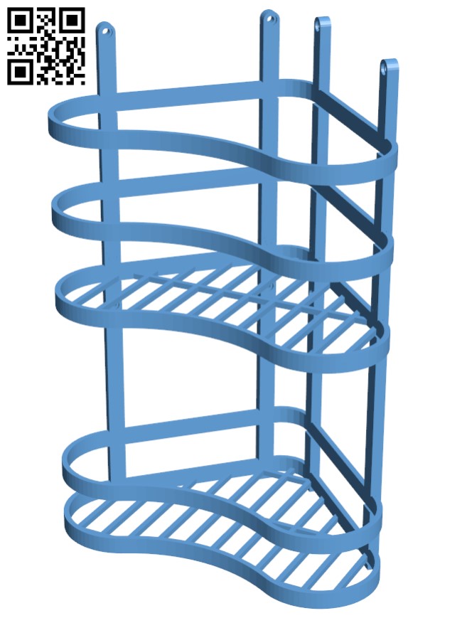 Shower Caddy H011172 file stl free download 3D Model for CNC and 3d printer