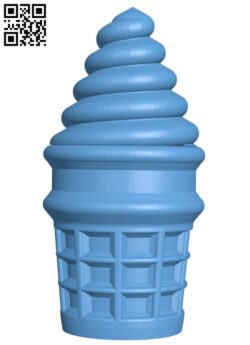 Soft Serve Ice Cream Mood Lamp H011067 file stl free download 3D Model for CNC and 3d printer