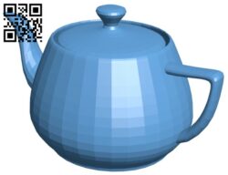 Teapot H011074 file stl free download 3D Model for CNC and 3d printer