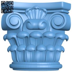 Top of the column T0003380 download free stl files 3d model for CNC wood carving