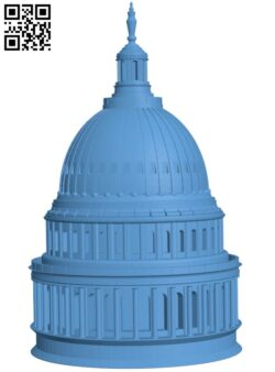 United States Capitol Dome The First Cold H011098 file stl free download 3D Model for CNC and 3d printer