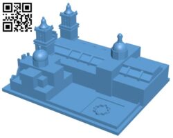 Zocalo – Mexico City H011220 file stl free download 3D Model for CNC and 3d printer