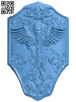 Angelic Shield H011502 file stl free download 3D Model for CNC and 3d printer