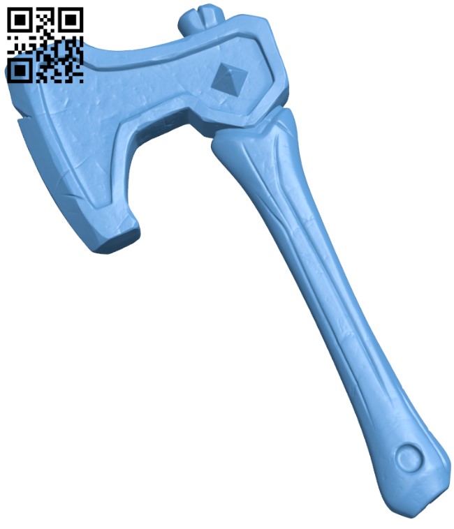 Axe H011405 file stl free download 3D Model for CNC and 3d printer