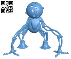 Belyash robot H011443 file stl free download 3D Model for CNC and 3d printer