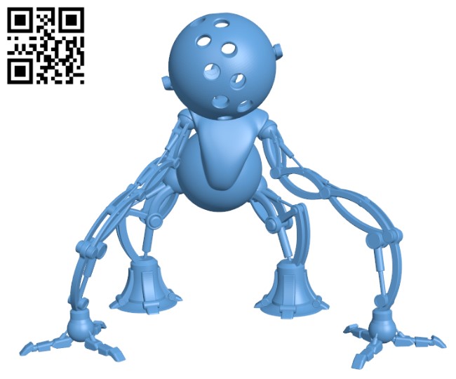 Belyash robot H011443 file stl free download 3D Model for CNC and 3d printer