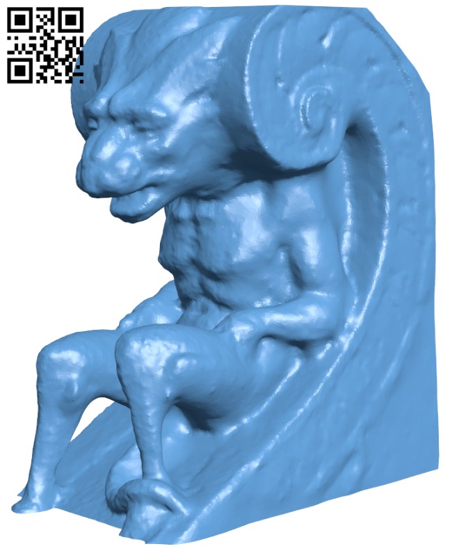 Biltmore Gargoyle H011463 file stl free download 3D Model for CNC and 3d printer