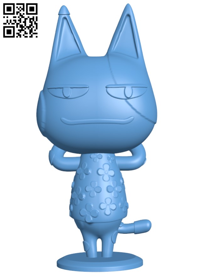 Bob - Animal Crossing H011323 file stl free download 3D Model for CNC and 3d printer