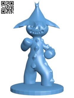 Cacturne – Pokemon H011326 file stl free download 3D Model for CNC and 3d printer