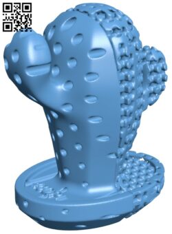 Cactus Trophy H011382 file stl free download 3D Model for CNC and 3d printer