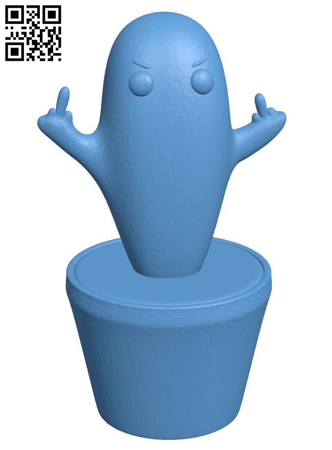 Cactus planter H011343 file stl free download 3D Model for CNC and 3d printer