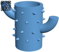 Cactus planter H011361 file stl free download 3D Model for CNC and 3d printer