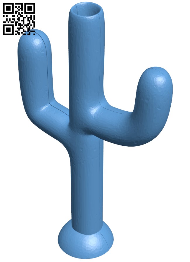 Cactus pot H011362 file stl free download 3D Model for CNC and 3d printer