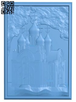 Church painting T0003702 download free stl files 3d model for CNC wood carving