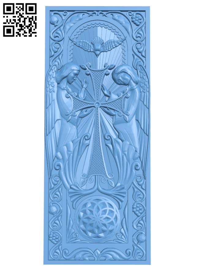 Cross pattern T0003621 download free stl files 3d model for CNC wood carving