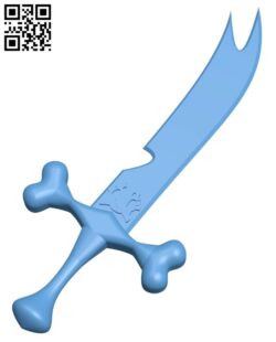 Cubone scimitar H011327 file stl free download 3D Model for CNC and 3d printer