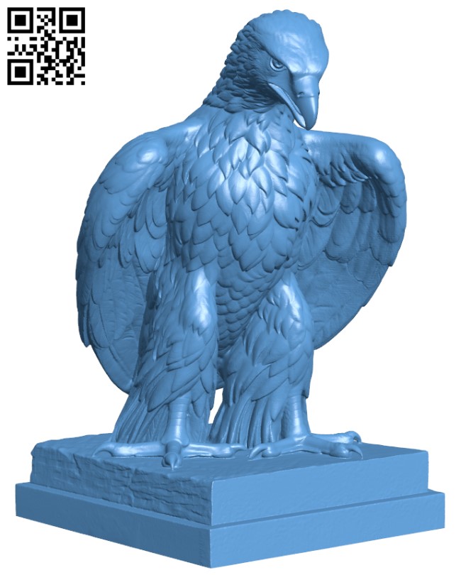 Eagle H011466 file stl free download 3D Model for CNC and 3d printer