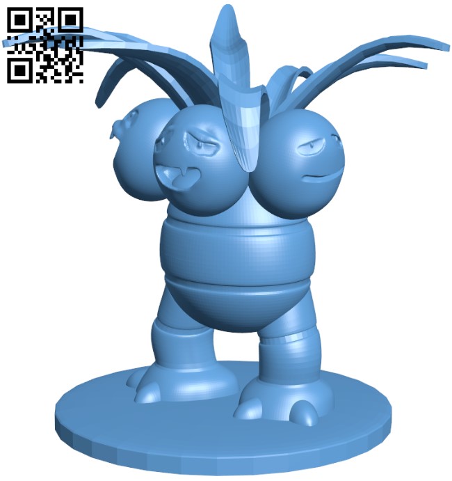 Exeggutor - Pokemon H011329 file stl free download 3D Model for CNC and 3d printer