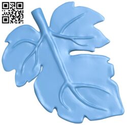 Fig Leaf H011413 file stl free download 3D Model for CNC and 3d printer