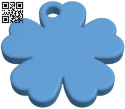 Flower necklace pendant H011292 file stl free download 3D Model for CNC and 3d printer