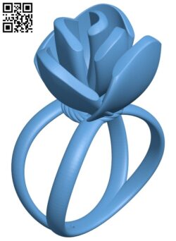 Flower of Mary – Ring H011293 file stl free download 3D Model for CNC and 3d printer