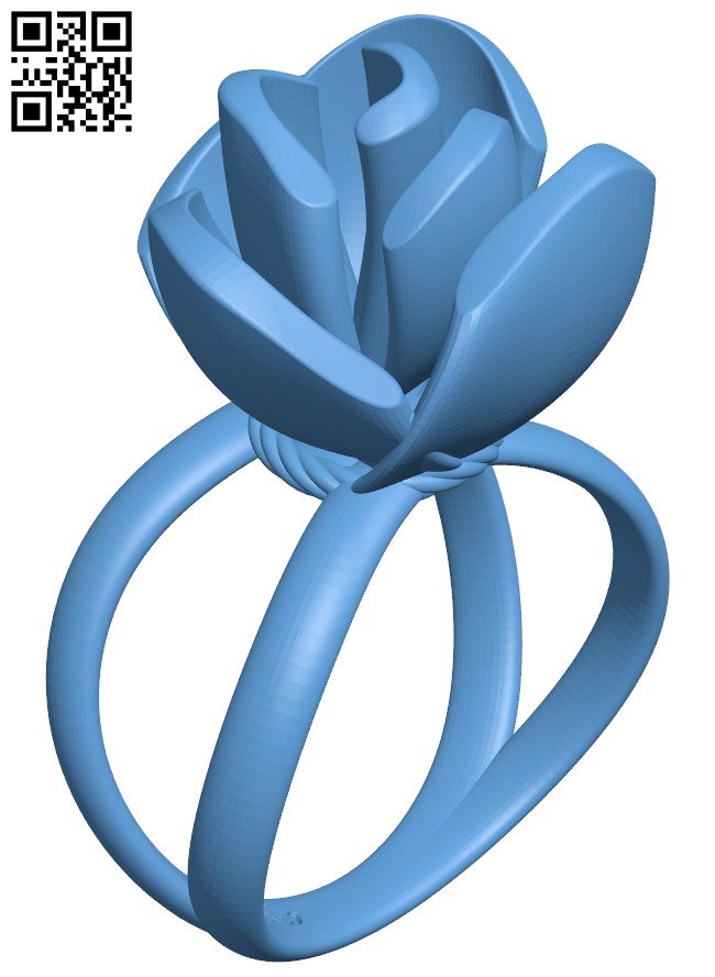 Flower of Mary - Ring H011293 file stl free download 3D Model for CNC and 3d printer