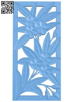 Flower painting T0003742 download free stl files 3d model for CNC wood carving