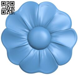 Flower pattern T0003643 download free stl files 3d model for CNC wood carving