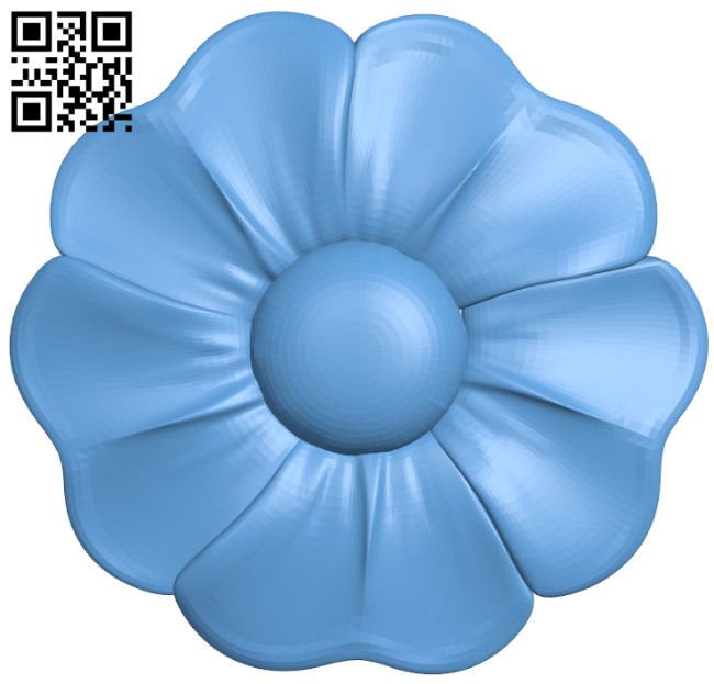 Flower pattern T0003643 download free stl files 3d model for CNC wood carving