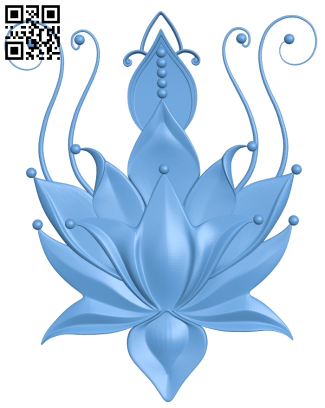 Flower pattern T0003745 download free stl files 3d model for CNC wood carving