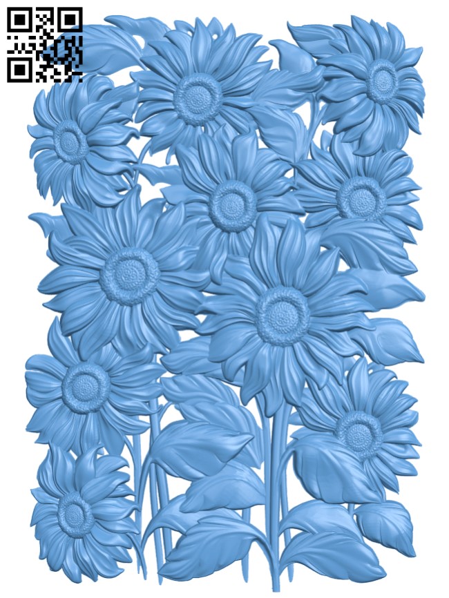 Flower pattern T0003802 download free stl files 3d model for CNC wood carving
