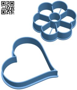 Flower shaped cookie cutter H011347 file stl free download 3D Model for CNC and 3d printer