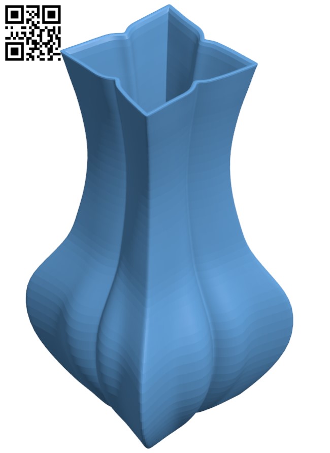 Flower vase H011383 file stl free download 3D Model for CNC and 3d printer