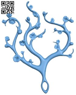 Flowervine pendant H011243 file stl free download 3D Model for CNC and 3d printer