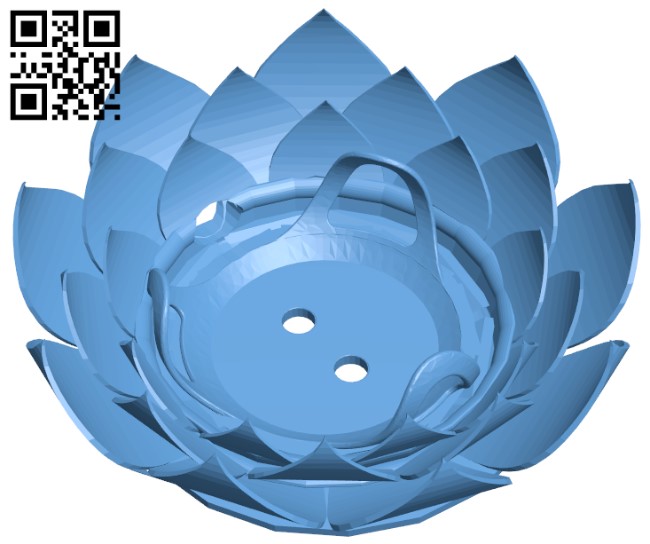 Google home mini lotus H011246 file stl free download 3D Model for CNC and 3d printer