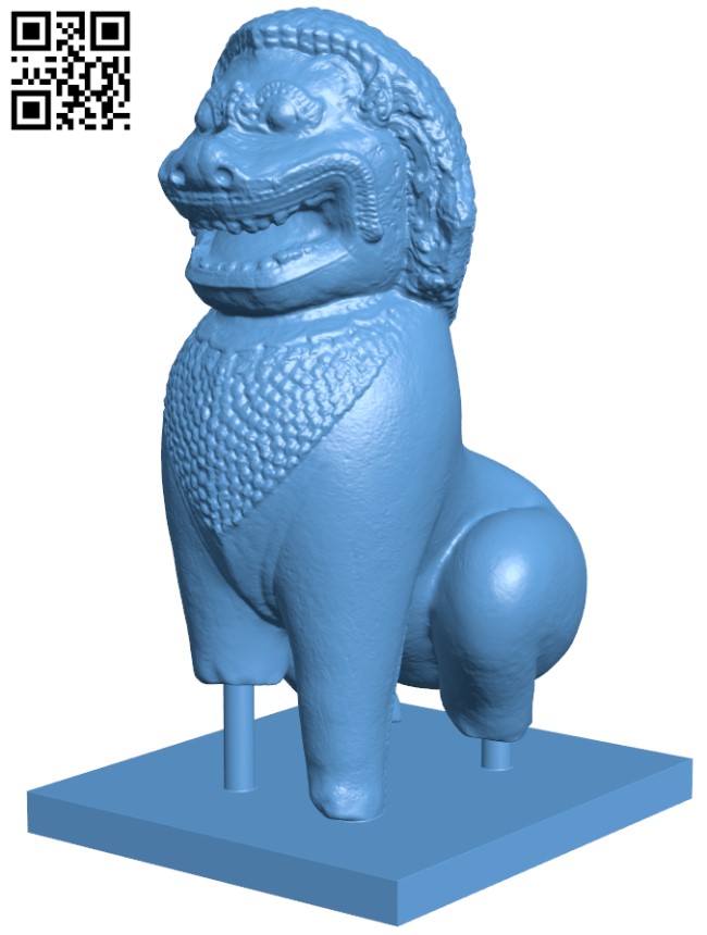 Guardian Lion H011421 file stl free download 3D Model for CNC and 3d printer