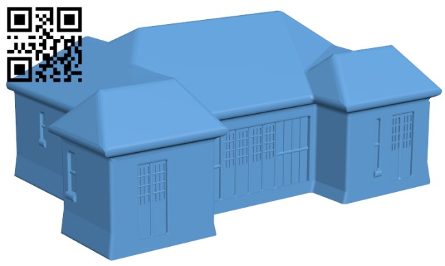 House H011248 file stl free download 3D Model for CNC and 3d printer