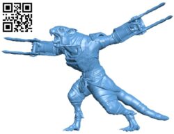 Infantry Rogue Attack H011427 file stl free download 3D Model for CNC and 3d printer