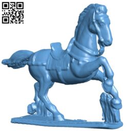 King Horse H011508 file stl free download 3D Model for CNC and 3d printer