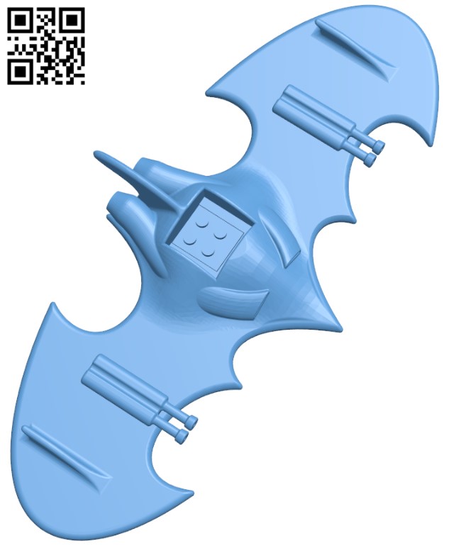 Lego - Batman Plane H011252 file stl free download 3D Model for CNC and 3d printer