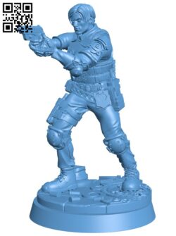 Leon S Kennedy – Resident Evil H011475 file stl free download 3D Model for CNC and 3d printer