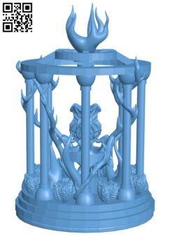 Lighting – The story of flowers H011253 file stl free download 3D Model for CNC and 3d printer