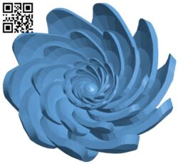 Lotus flower H011256 file stl free download 3D Model for CNC and 3d printer