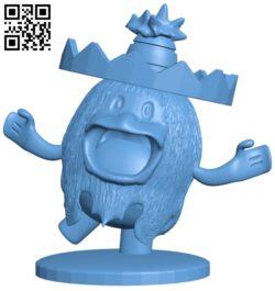 Ludicolo – Pokemon H011432 file stl free download 3D Model for CNC and 3d printer