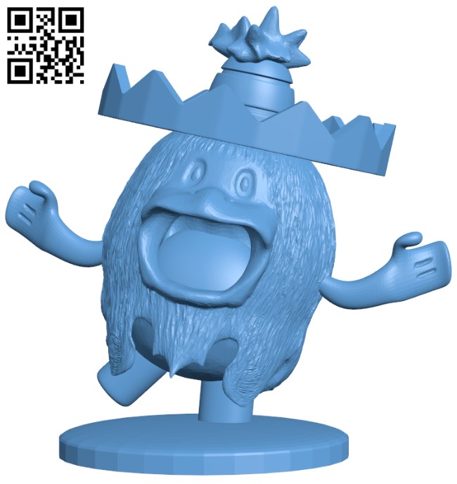 Ludicolo - Pokemon H011432 file stl free download 3D Model for CNC and 3d printer