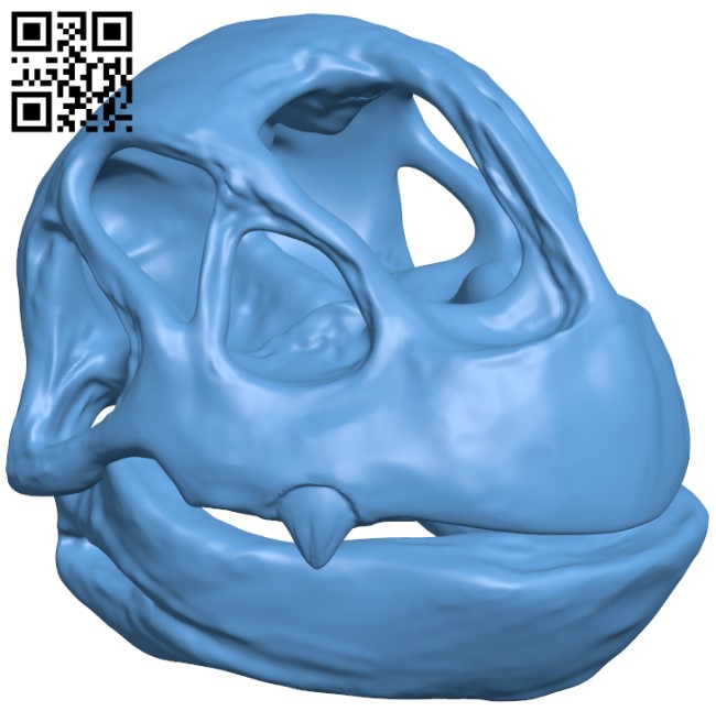 Meganium skull - Pokemon H011364 file stl free download 3D Model for CNC and 3d printer